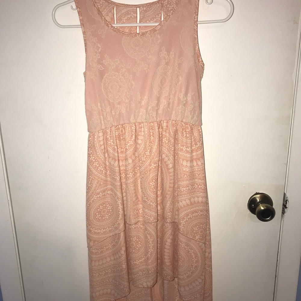 High-Low Pink Dress